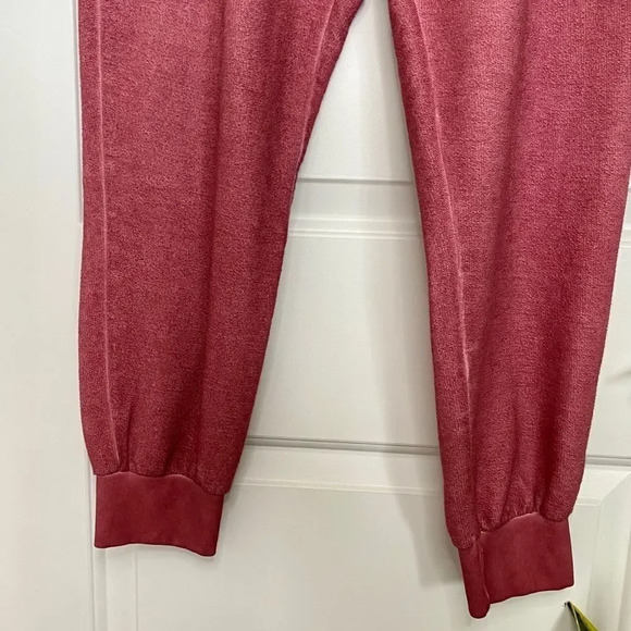 Like New Something Navy Meghan Pink Reversed Jersey Joggers - Picture 4 of 12